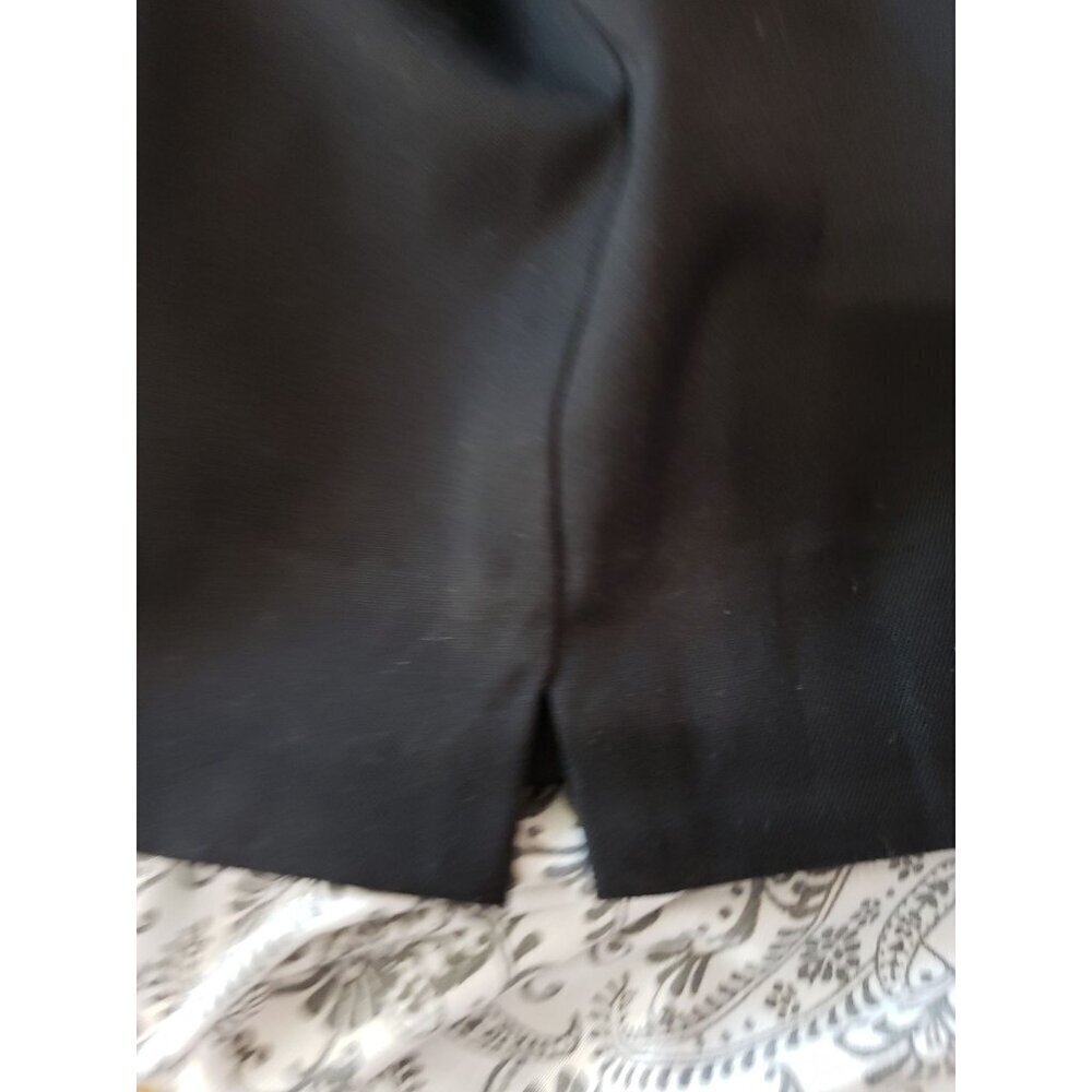 Briggs NY Womens Pleated Straight Dress Pants Black Size 8 - Picture 16 of 16